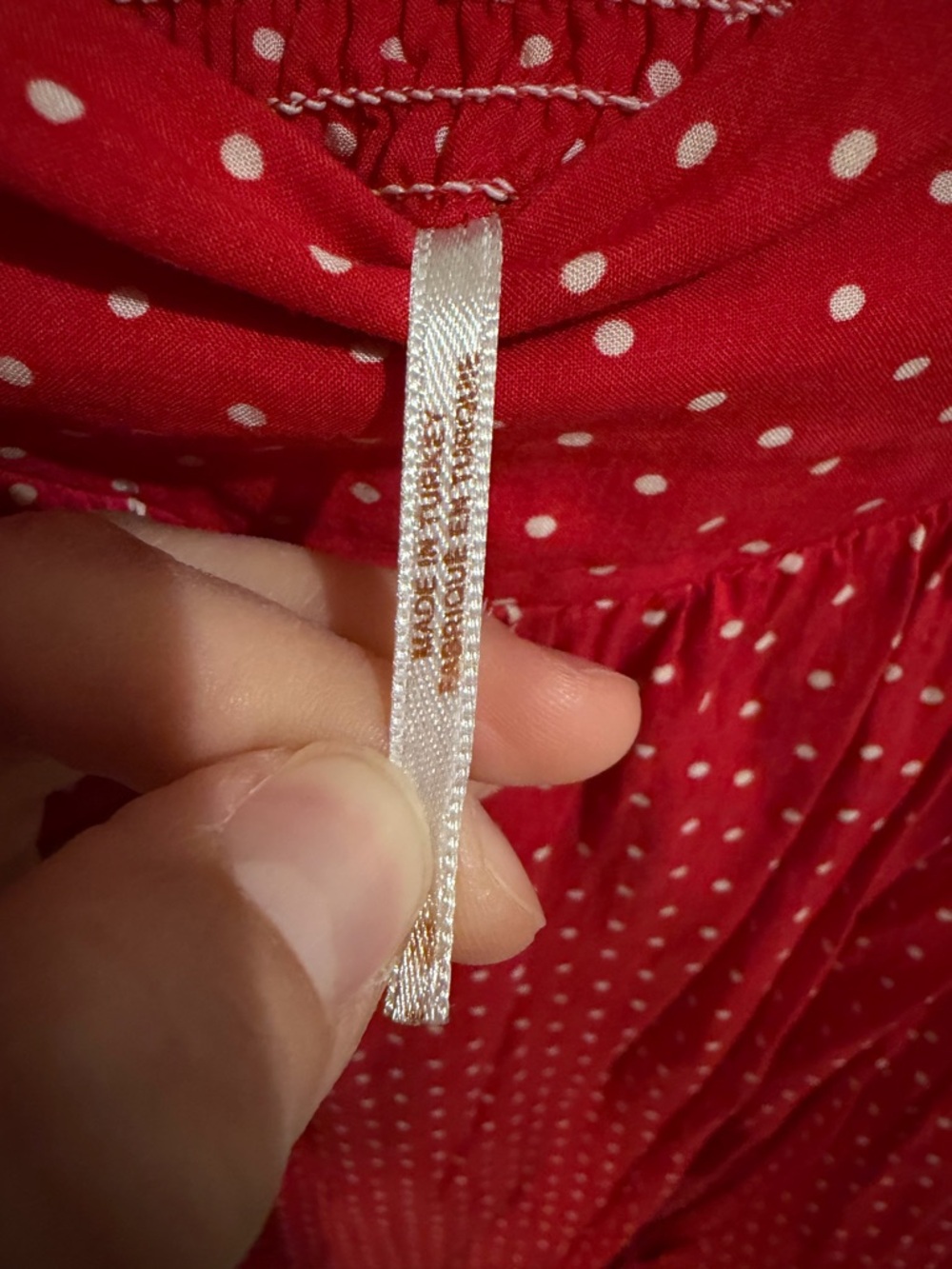 Free People Red Polka Dot Maxi Skirt/Shirt SET - Women - Picture 5 of 6